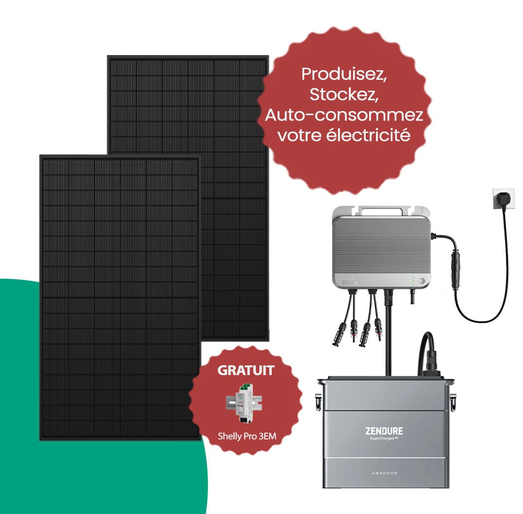 SolarFlow 800 - Kit Solaire Plug and Play - Zendure Maroc